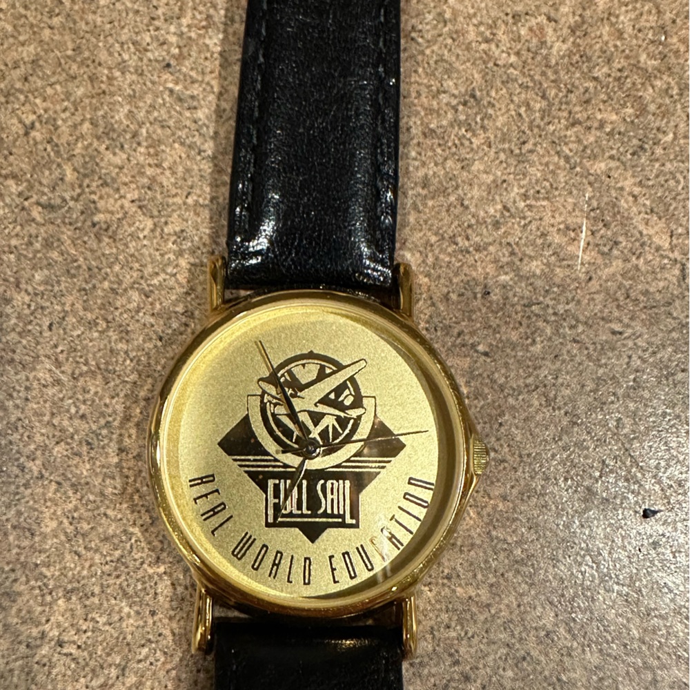 Black and Gold Watch